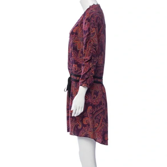 VERONICA BEARD 100% Silk Paisley Dress - Picture 2 of 3